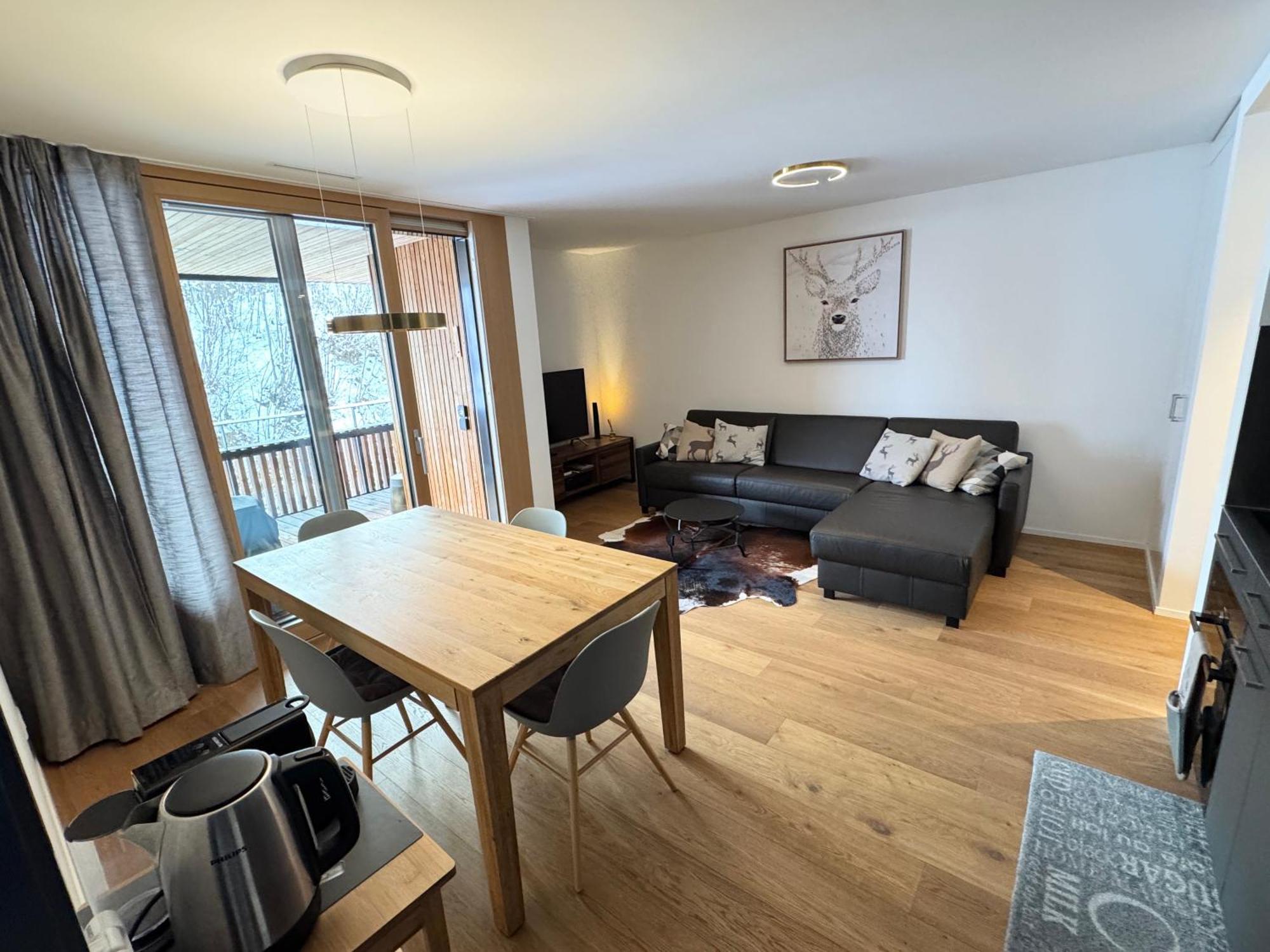 Beautiful Sunny New 1 Bed Apartment Flims
